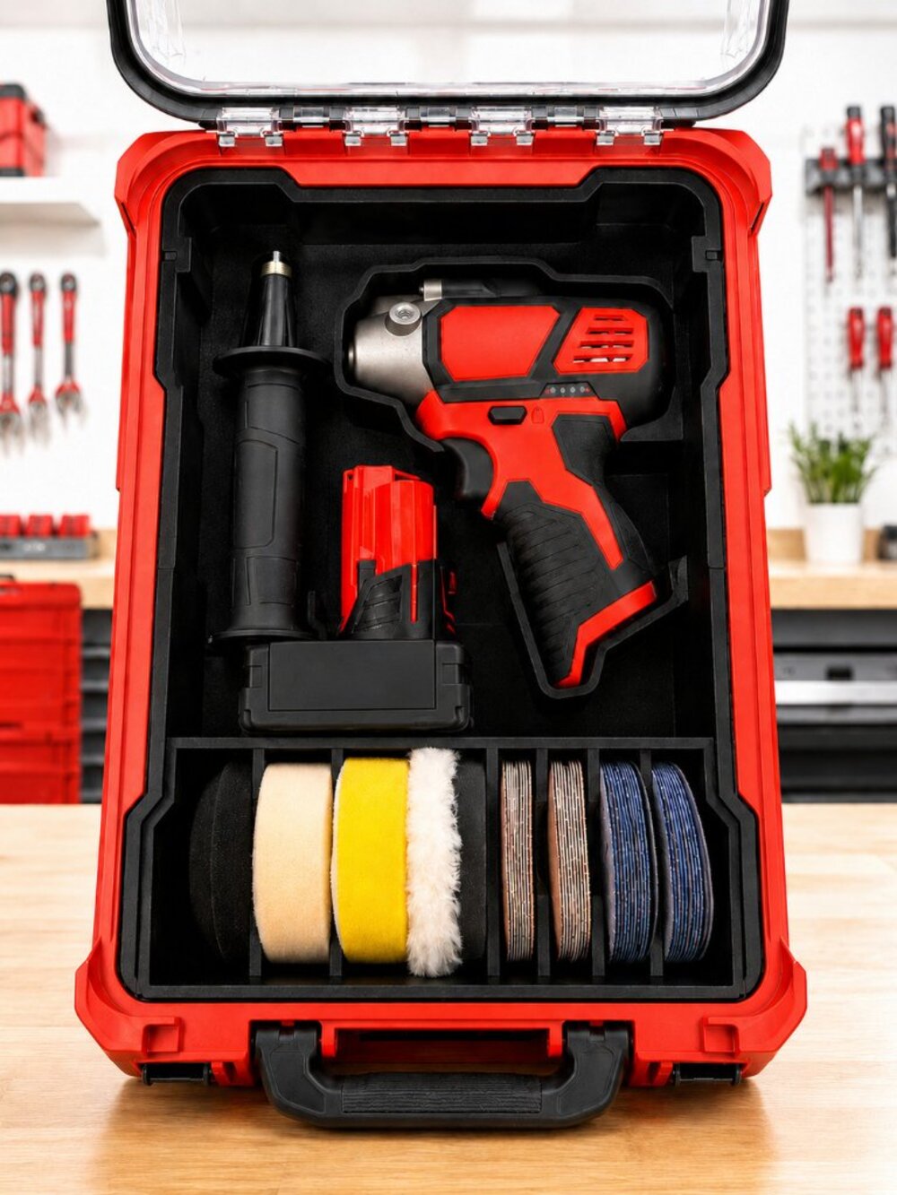 Packout Insert for Milwaukee M12 Polisher Sander | Fits Packout 48-22-8435 Case